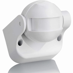 CGC INDIA White CR1 Individual PIR Motion SensorWeatherproof outdoor lighting