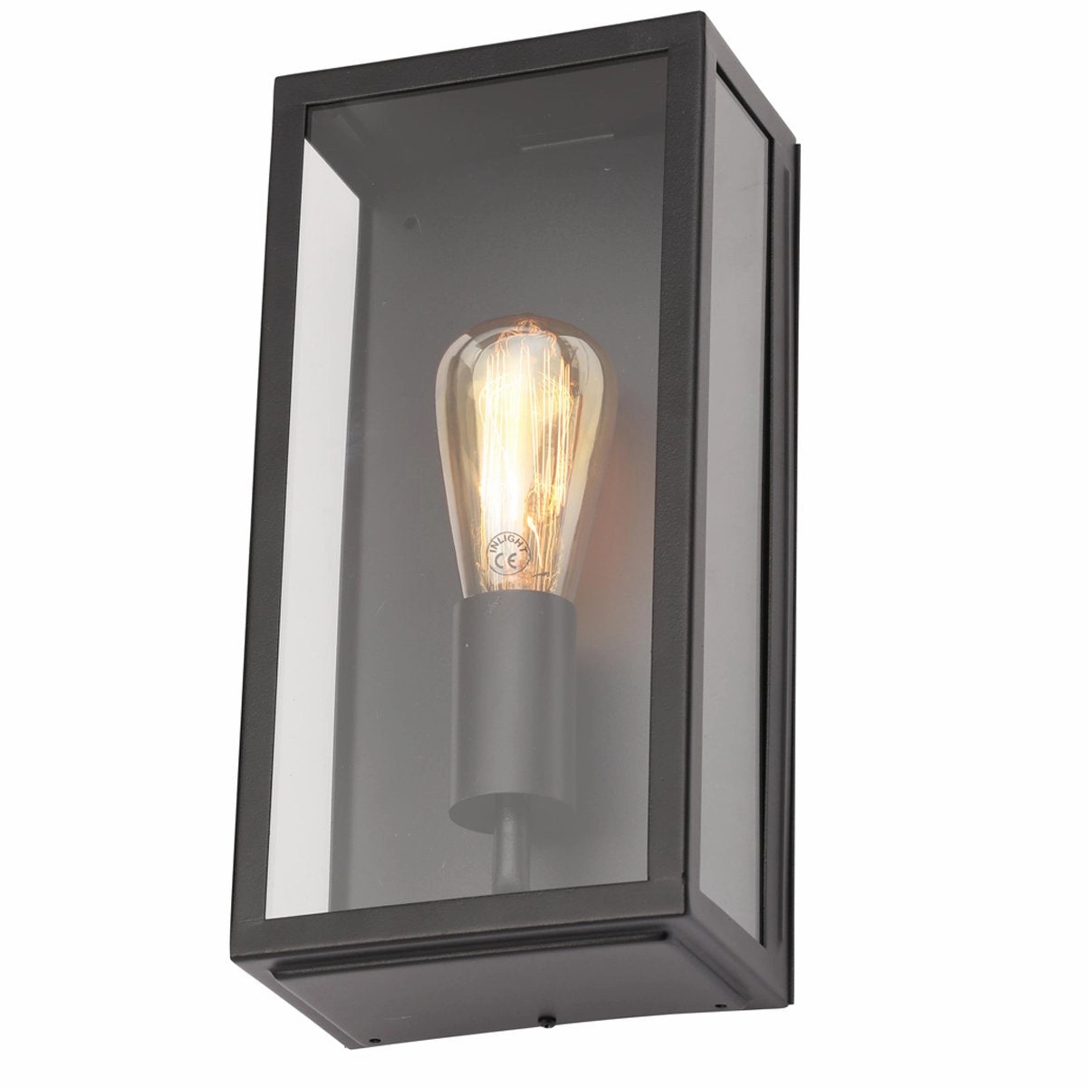 CGC IRENE Black Industrial Box Outdoor Wall LightOutdoor wall sconces with motion sensor