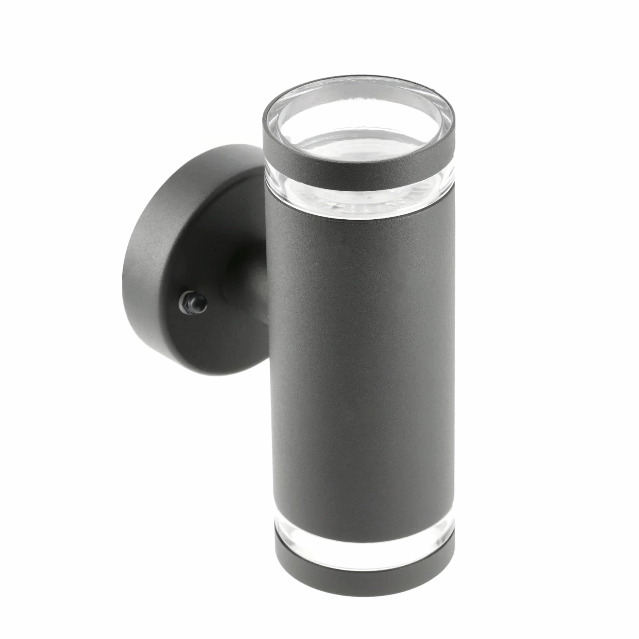 CGC JENNIFER Dark Grey Outdoor Up and Down Cylinder Wall Light