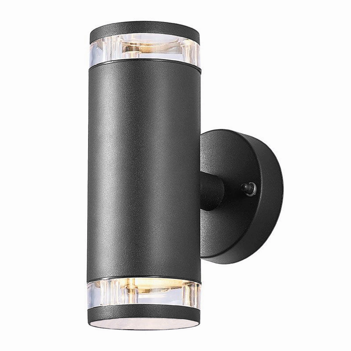CGC JENNIFER Dark Grey Outdoor Up and Down Cylinder Wall Light