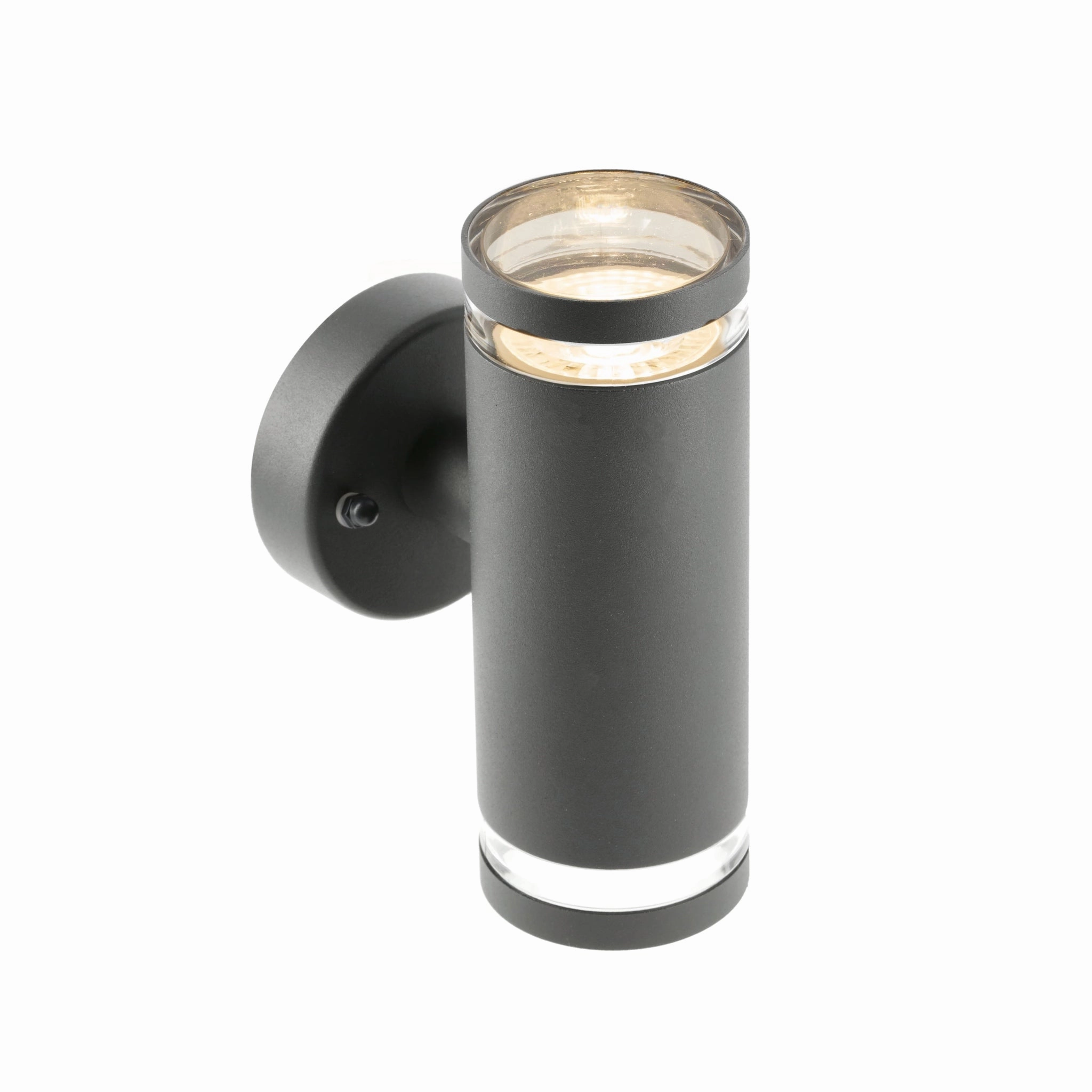 CGC JENNIFER Dark Grey Outdoor Up and Down Cylinder Wall Light
