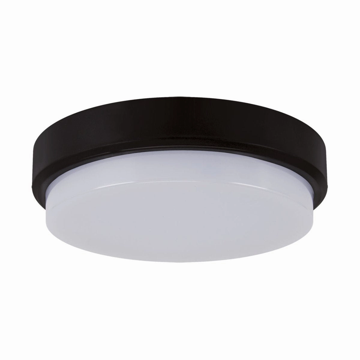 CGC KIKI Black Opal Round Outdoor Wall Light Bulkhead 18W