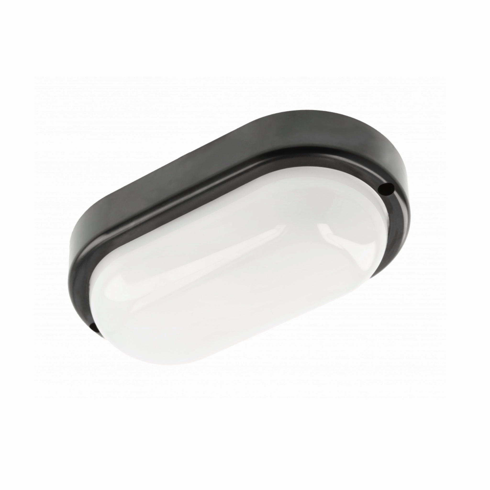 CGC KODO Black Oval Ceiling Wall Light Surface Mount LED, 18W, 1620lm, 4000K