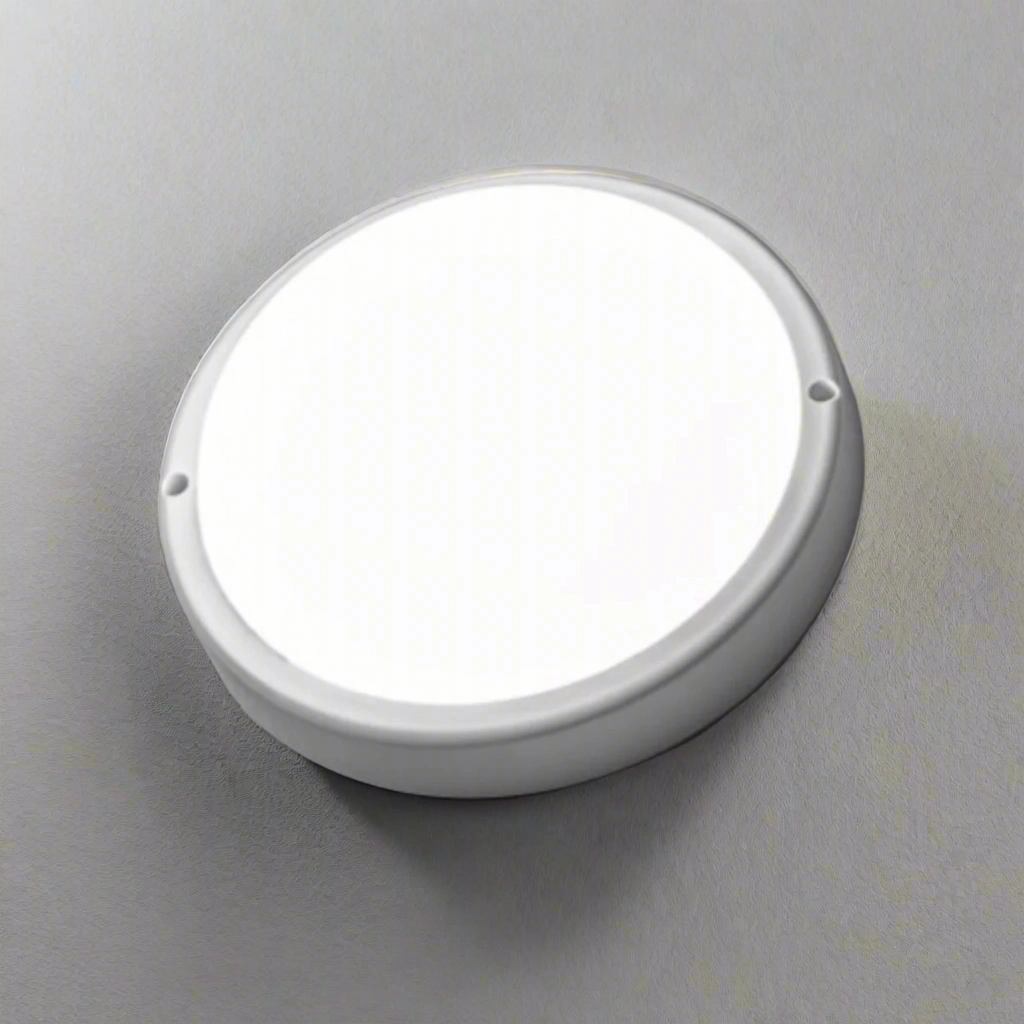 CGC KODO White Round LED Mini Bulkhead Wall Ceiling Light 8W IP54 4000k 720lm