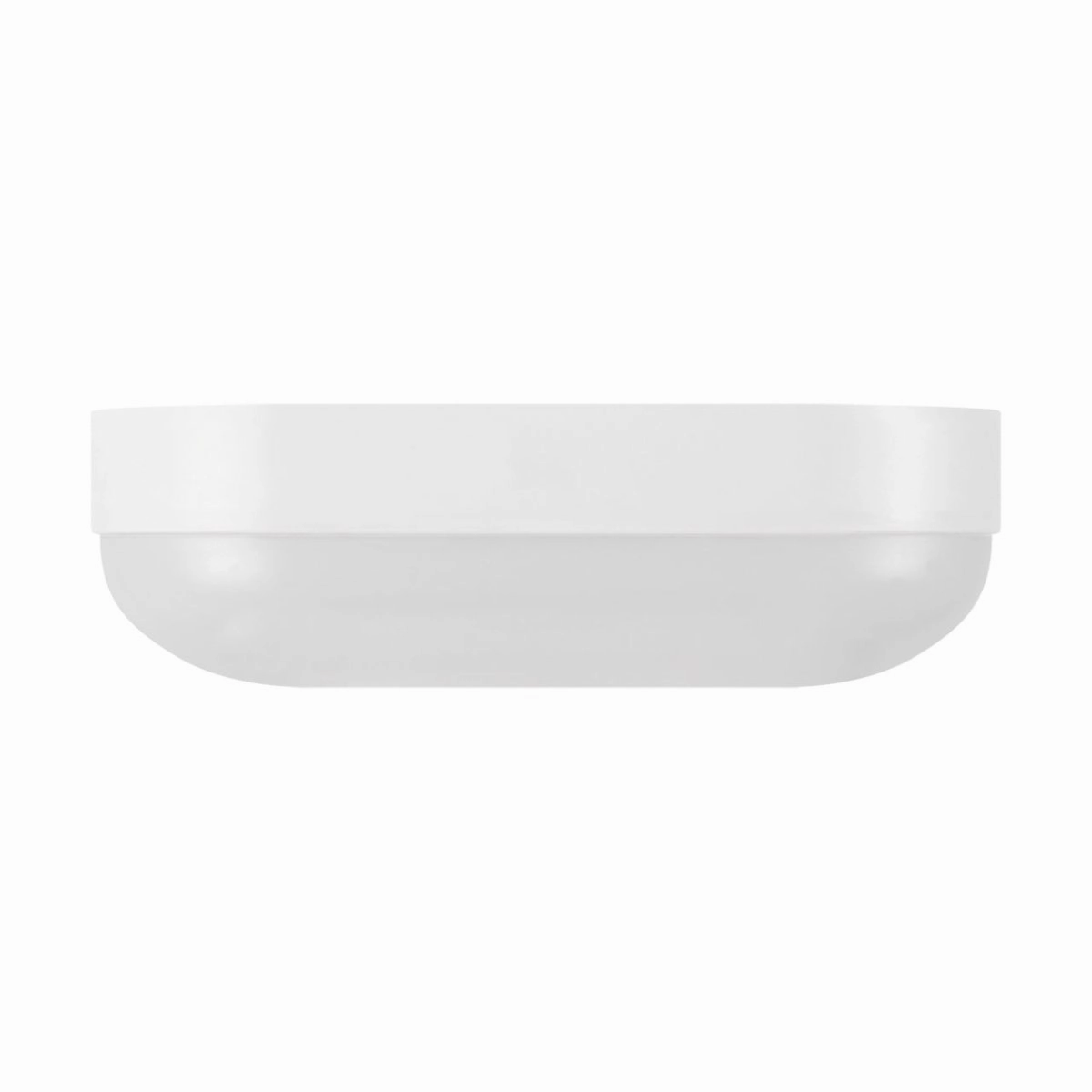 CGC LEAH White Opal Oval Outdoor Bulkhead 9W