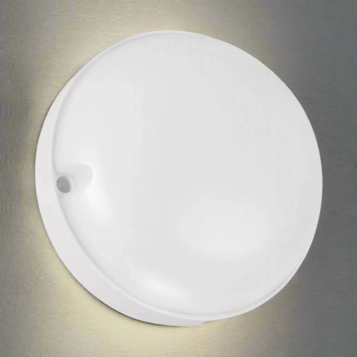 CGC LEAH White Opal Round Outdoor Bulkhead 12WWeatherproof outdoor lighting