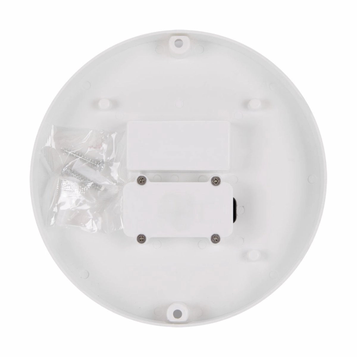 CGC LEAH White Opal Round Outdoor Bulkhead 12W
