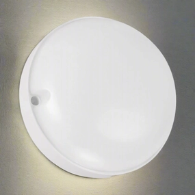 CGC LEAH White Opal Round Outdoor Bulkhead 12WWeatherproof outdoor lighting