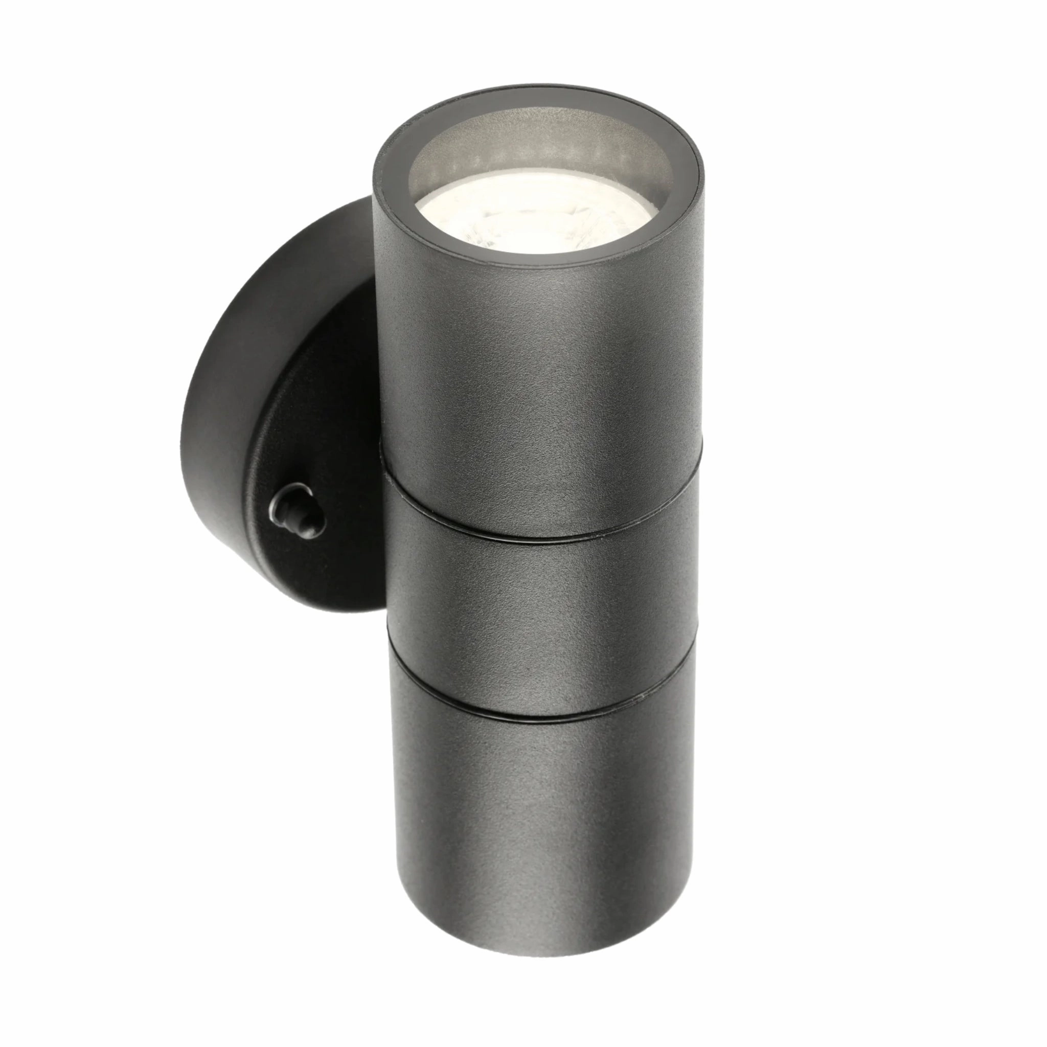 CGC LEON Black Stainless Steel GU10 Up and Down Outdoor Wall Light IP44