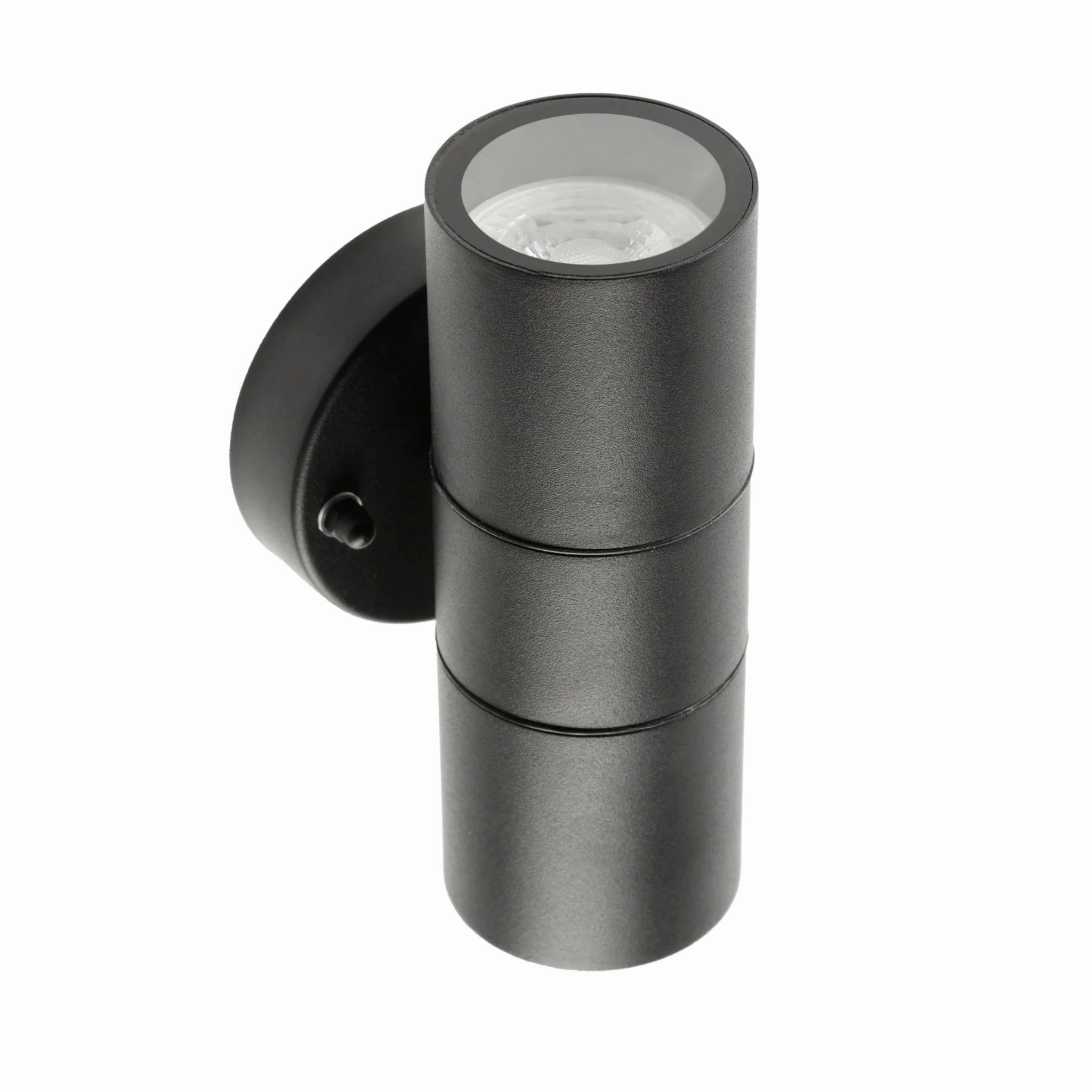 CGC LEON Black Stainless Steel GU10 Up and Down Outdoor Wall Light IP44