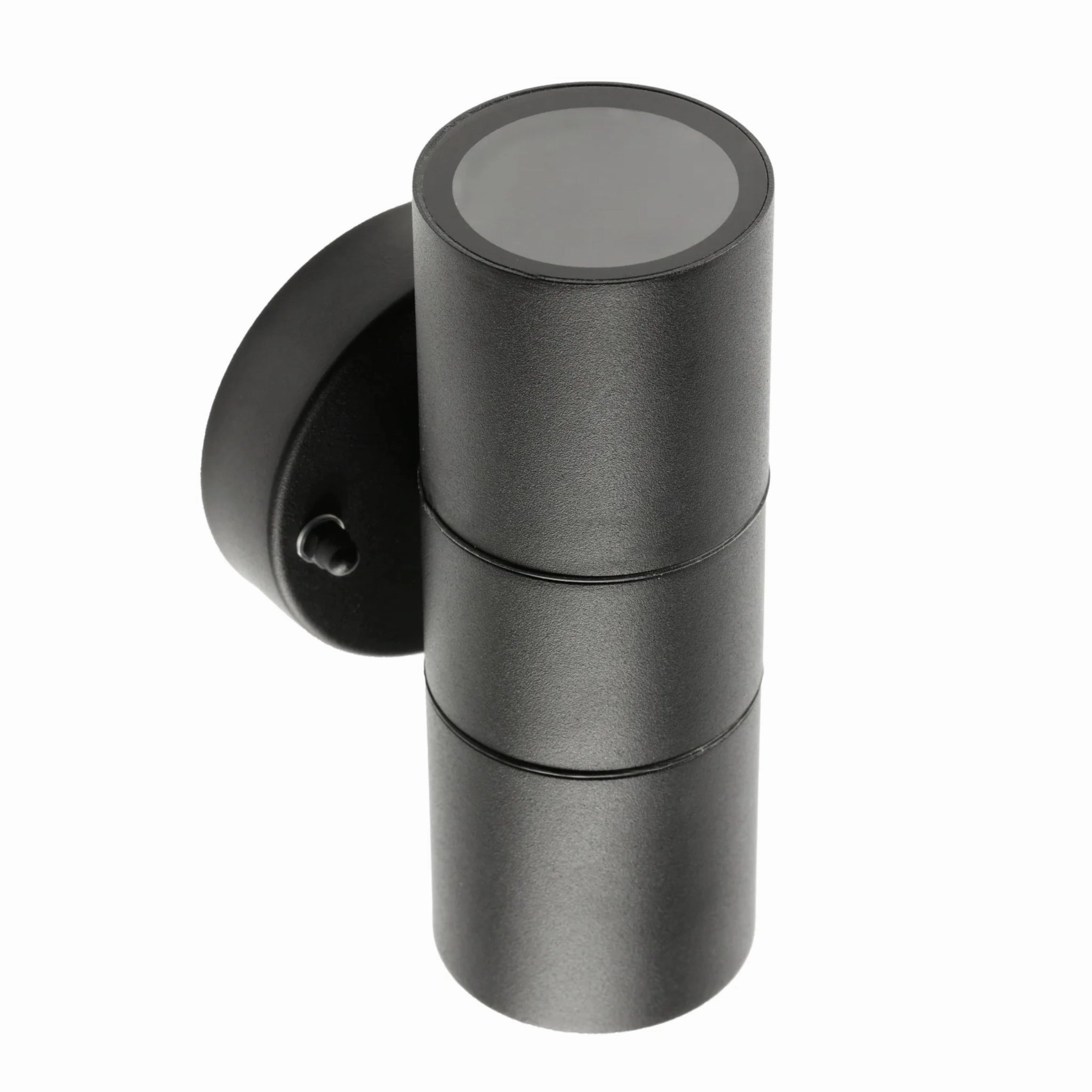 CGC LEON Black Stainless Steel GU10 Up and Down Outdoor Wall Light IP44