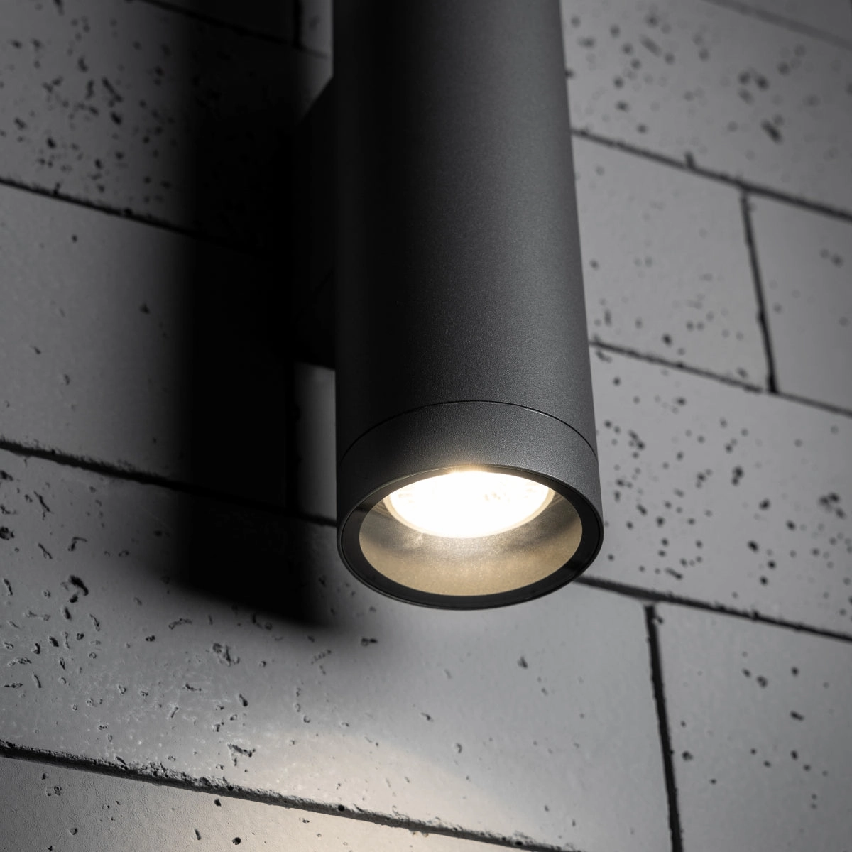 CGC LUCAS Dark Grey Anthracite Extra Long GU10 Double Up and Down Outdoor Wall Light Spotlight IP44 Aluminium