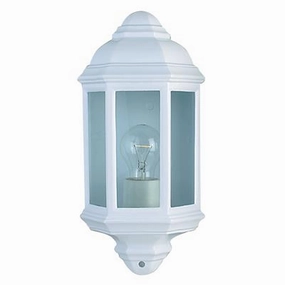 CGC MAINE Outdoor Wall Light - White AluminiumOutdoor wall sconces with motion sensor