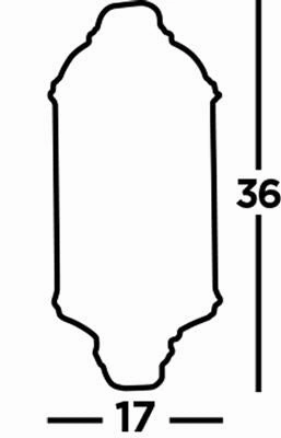 CGC MAINE Outdoor Wall Light - White Aluminium