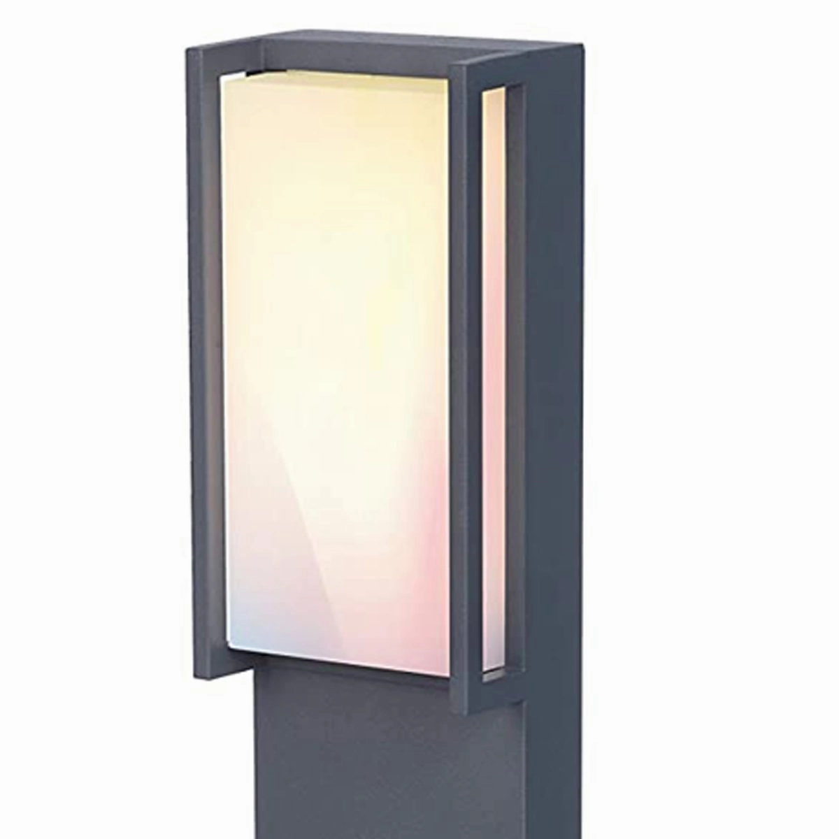 CGC MARLA Dark Grey RGB Rectangular LED Post Light