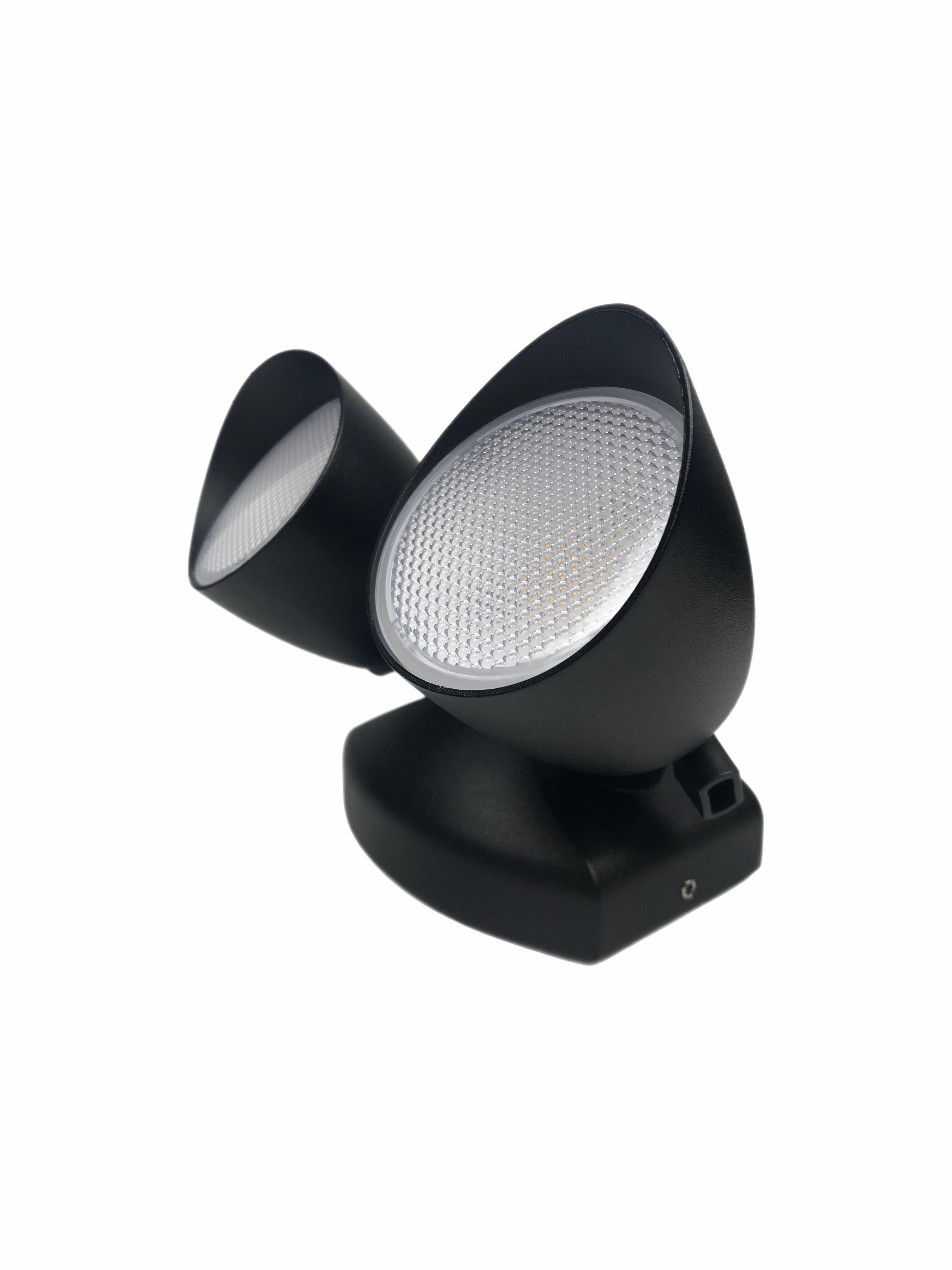 CGC MARTHA Black Double LED Outdoor Floodlight