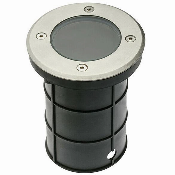 CGC MEADOW Two Round Large Stainless Steel Inground Or Decking Lights
