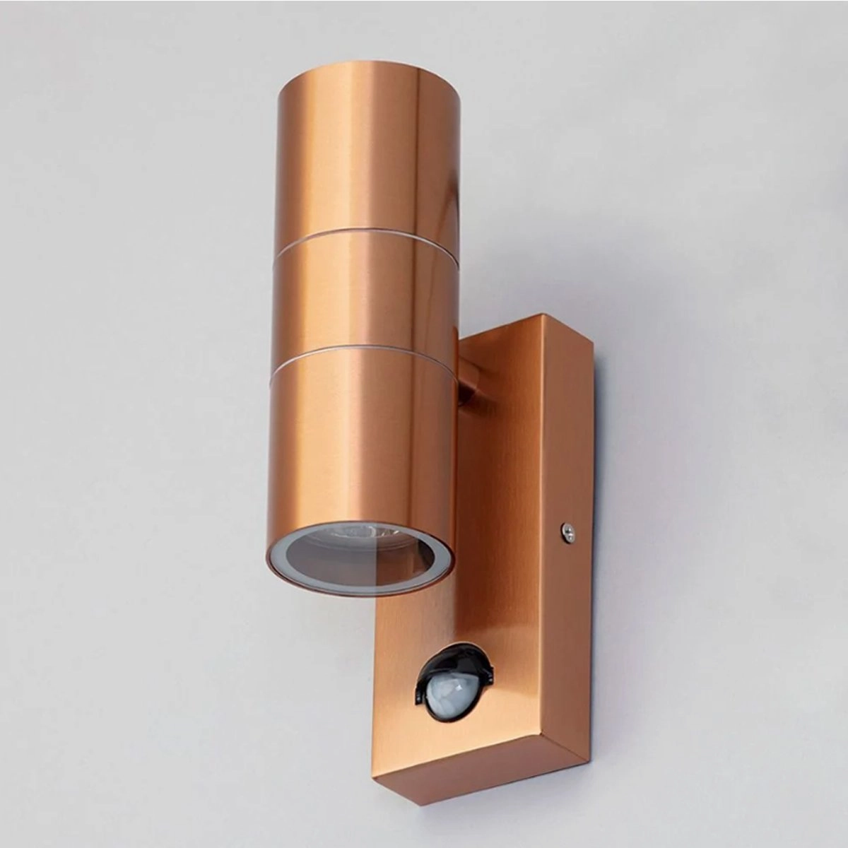 CGC MIA Copper Dual Outdoor Wall Light With Motion Sensor