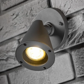 CGC MOLLY Dark Grey Cone Outdoor Wall LightOutdoor wall sconces with motion sensor