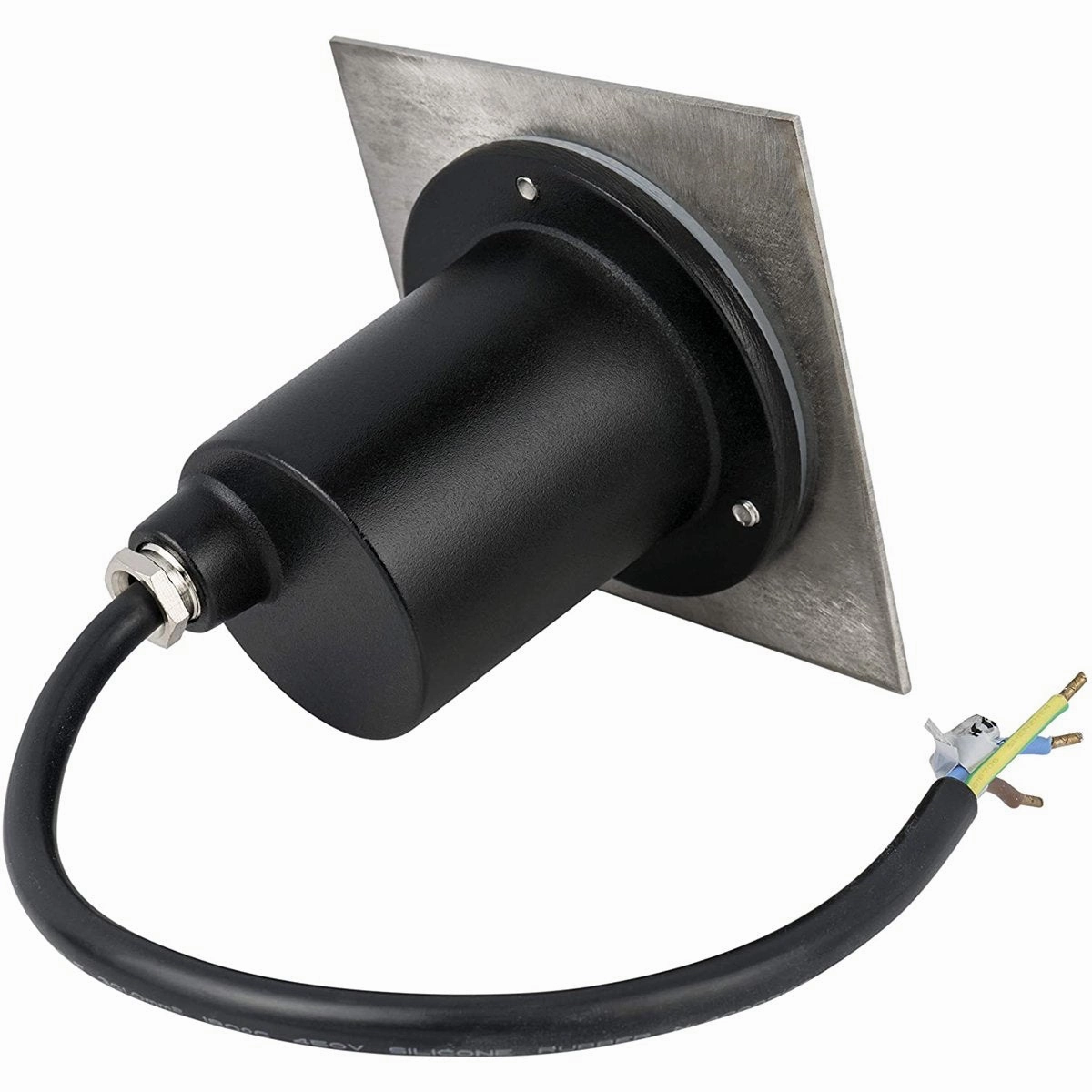 CGC MYAH Two Square Small With Bulbs Stainless Steel Inground Or Decking Lights