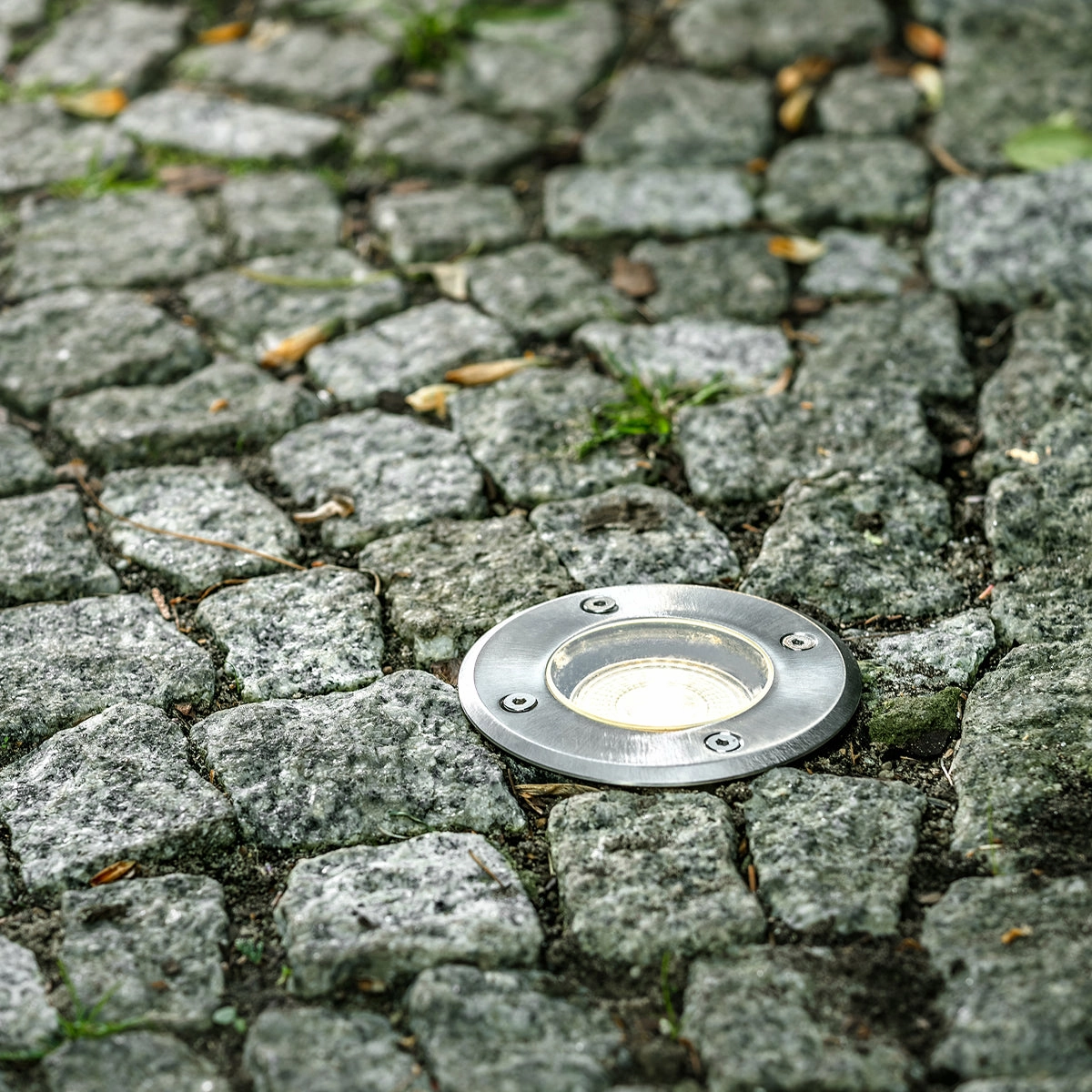 CGC NOLA Round Small Single Stainless Steel Inground Or Decking LightsWeatherproof outdoor lighting