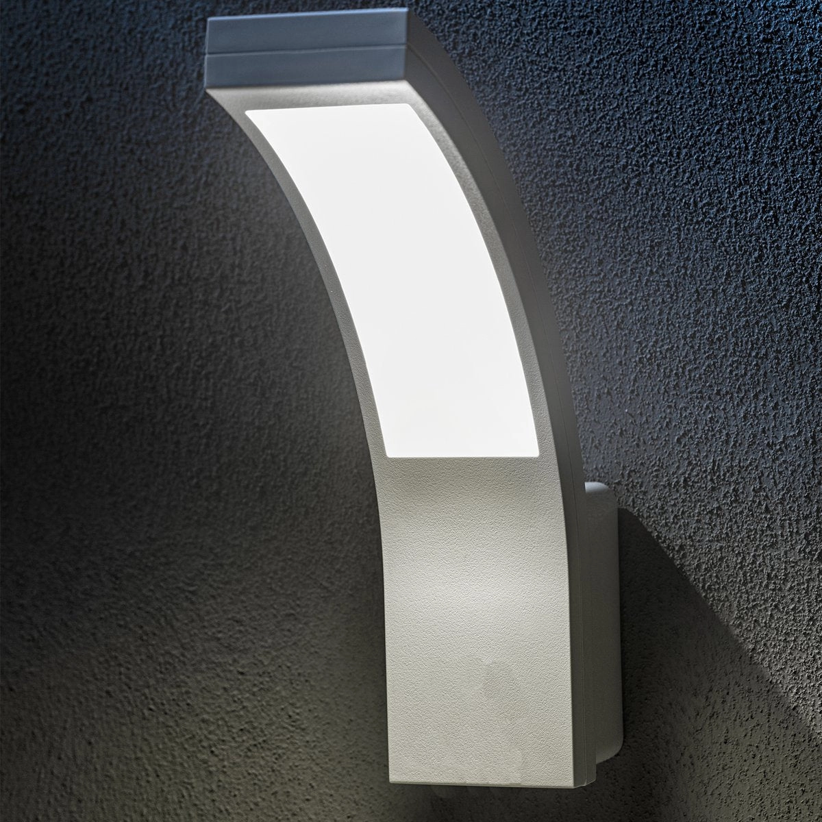 CGC PARIS White LED Curved Outdoor Wall Light