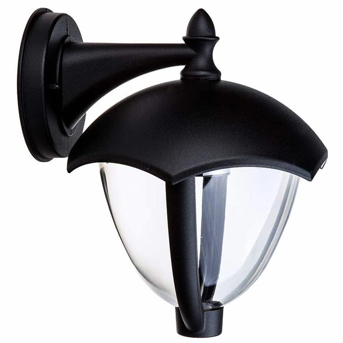 CGC POPPY Black Curved Coach Lantern Down Light