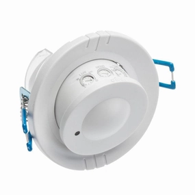 CGC Recessed Ceiling Microwave Motion Sensor White IP20 Adjustable Detection AngleWeatherproof outdoor lighting