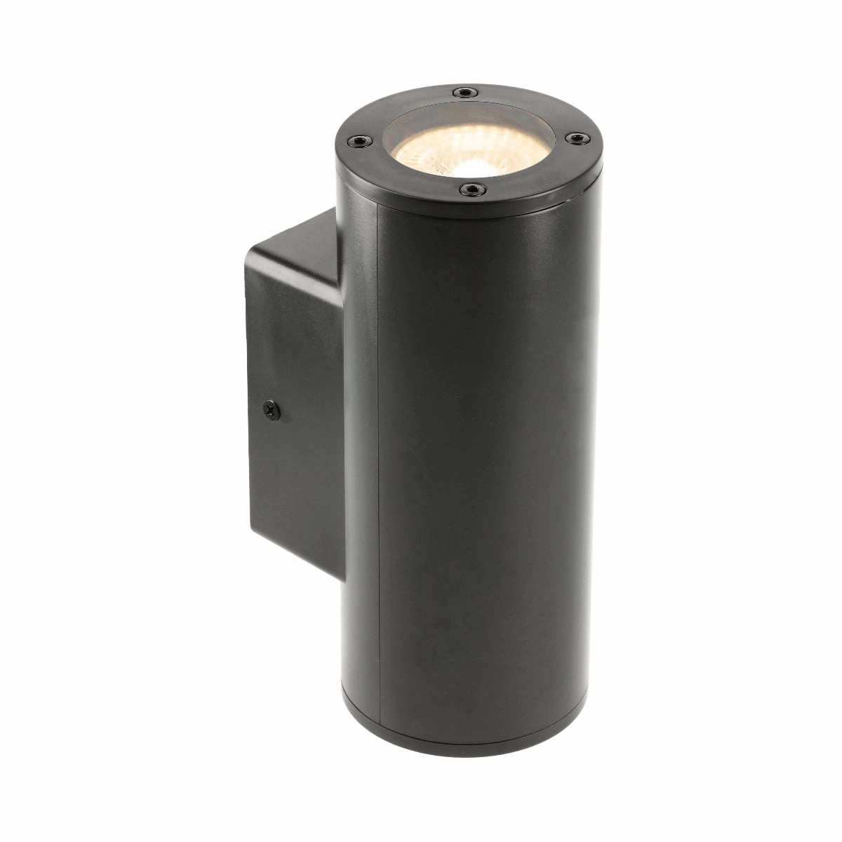 CGC SHERRI Black Cylinder Outdoor Up and Down Wall Light