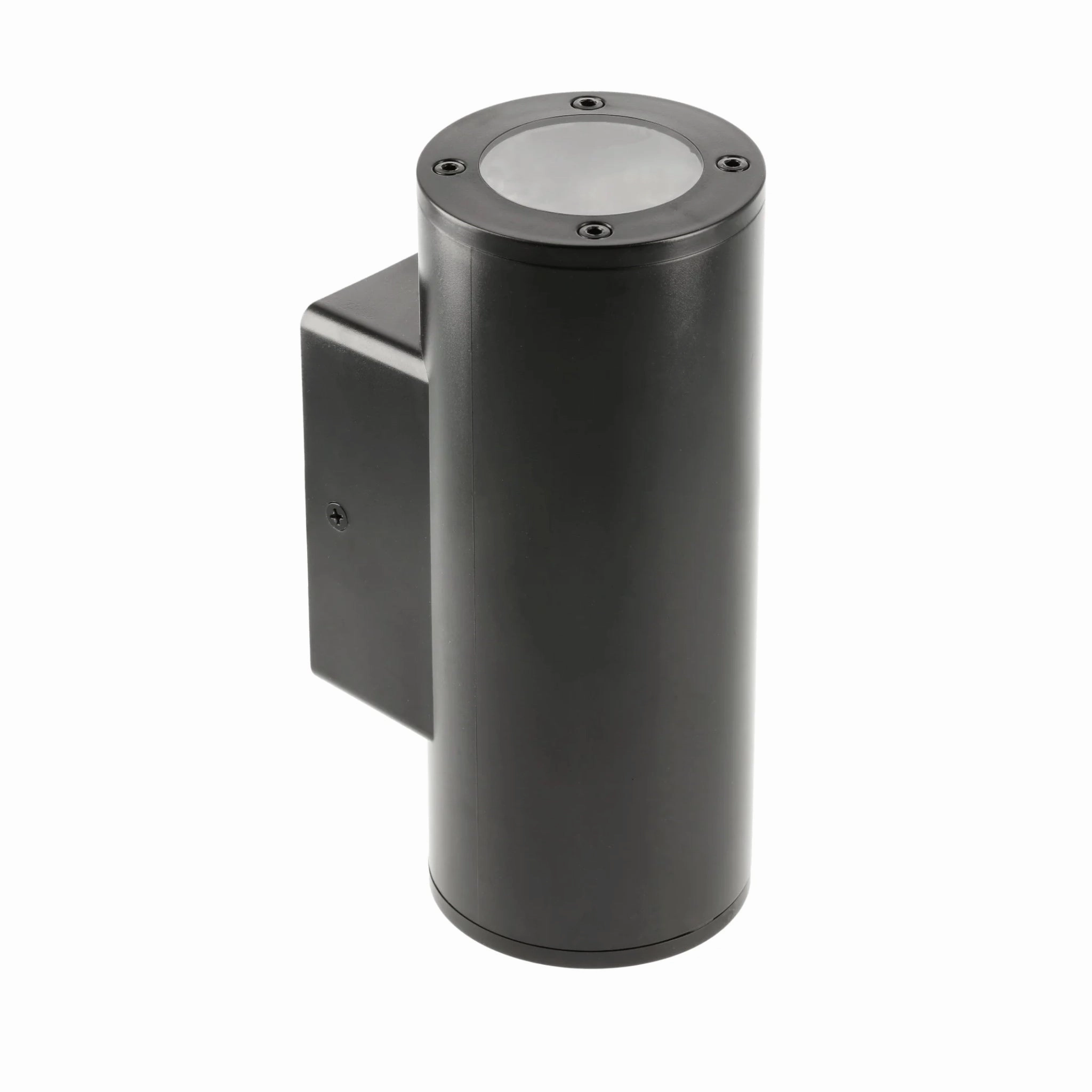 CGC SHERRI Black Cylinder Outdoor Up and Down Wall Light