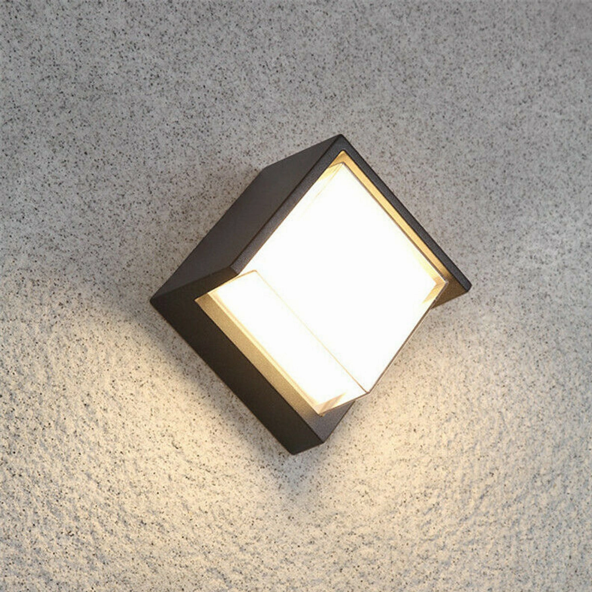 CGC SOPHIA Square Black & White LED Wall Or Ceiling Light