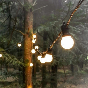 CGC VELMA White LED Festoon Outdoor String LightsWeatherproof outdoor lighting