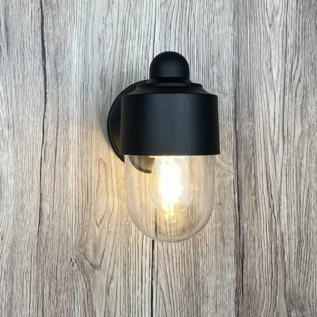 CGC VERONICA Black Cylinder Modern Outdoor Light