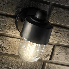 CGC VERONICA Black Cylinder Modern Outdoor LightWeatherproof outdoor lighting