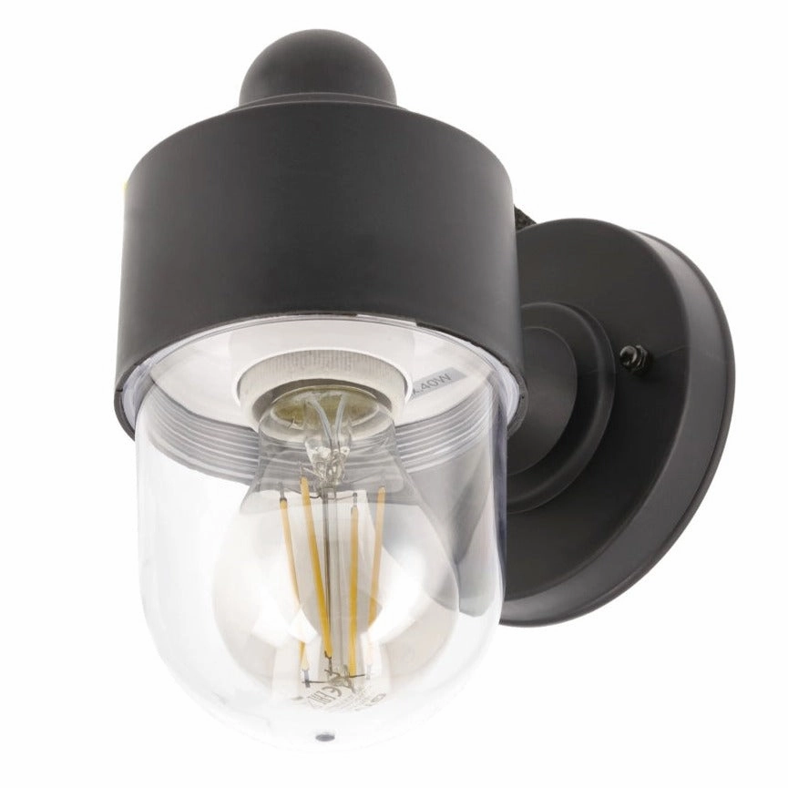 CGC VERONICA Black Cylinder Modern Outdoor Light