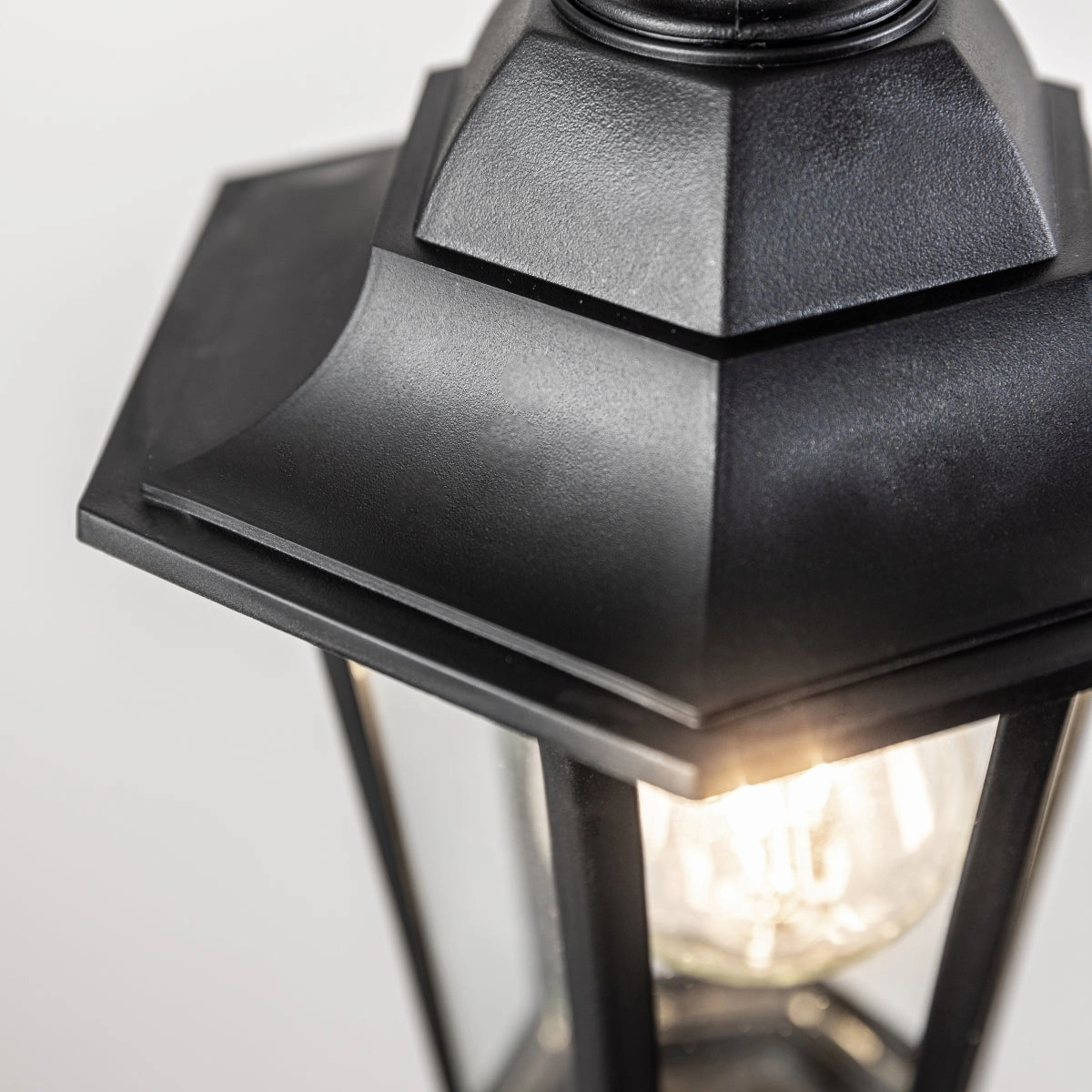 CGC YASMIN Black Outdoor Traditional Lantern Style Hanging Light