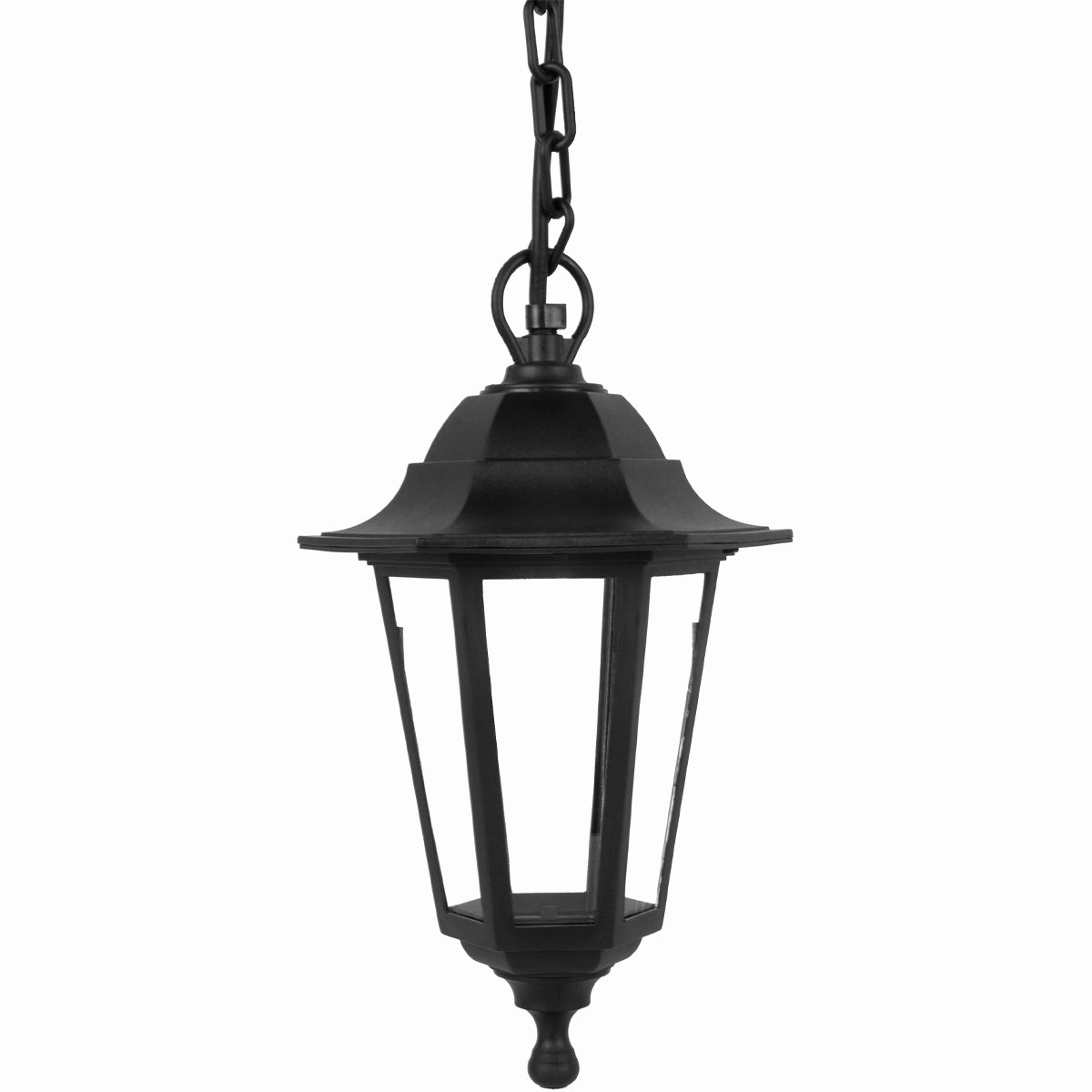 CGC YASMIN Black Outdoor Traditional Lantern Style Hanging Light