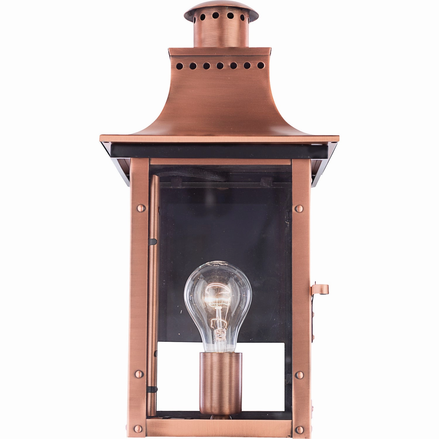 Chalmers One Light Outdoor Wall Lantern Aged Copper