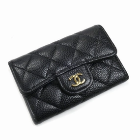 Chanel Grained Calfskin Card Case (Pre-Owned) Special Savings Today Exclusive Savings Event