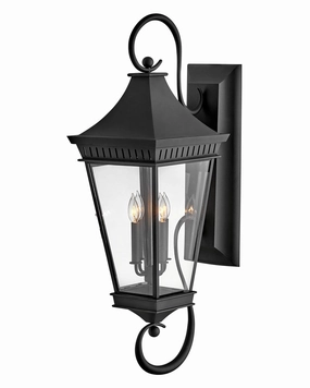 Chapel Hill LED Wall Mount Museum BlackOutdoor wall sconces with motion sensor