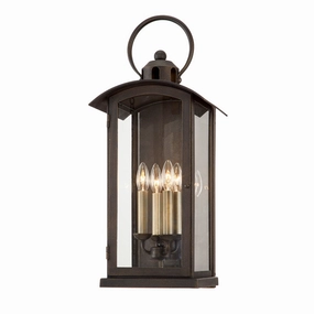 Chaplin Four Light Wall Sconce Vintage BronzeOutdoor wall sconces with motion sensor