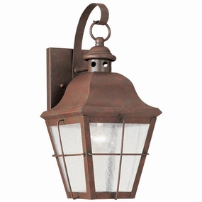 Chatham One Light Outdoor Wall Lantern (with Bulbs)Weatherproof outdoor lighting