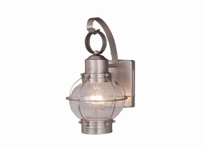 Chatham One Light Outdoor Wall Mount Brushed NickelOutdoor wall sconces with motion sensor