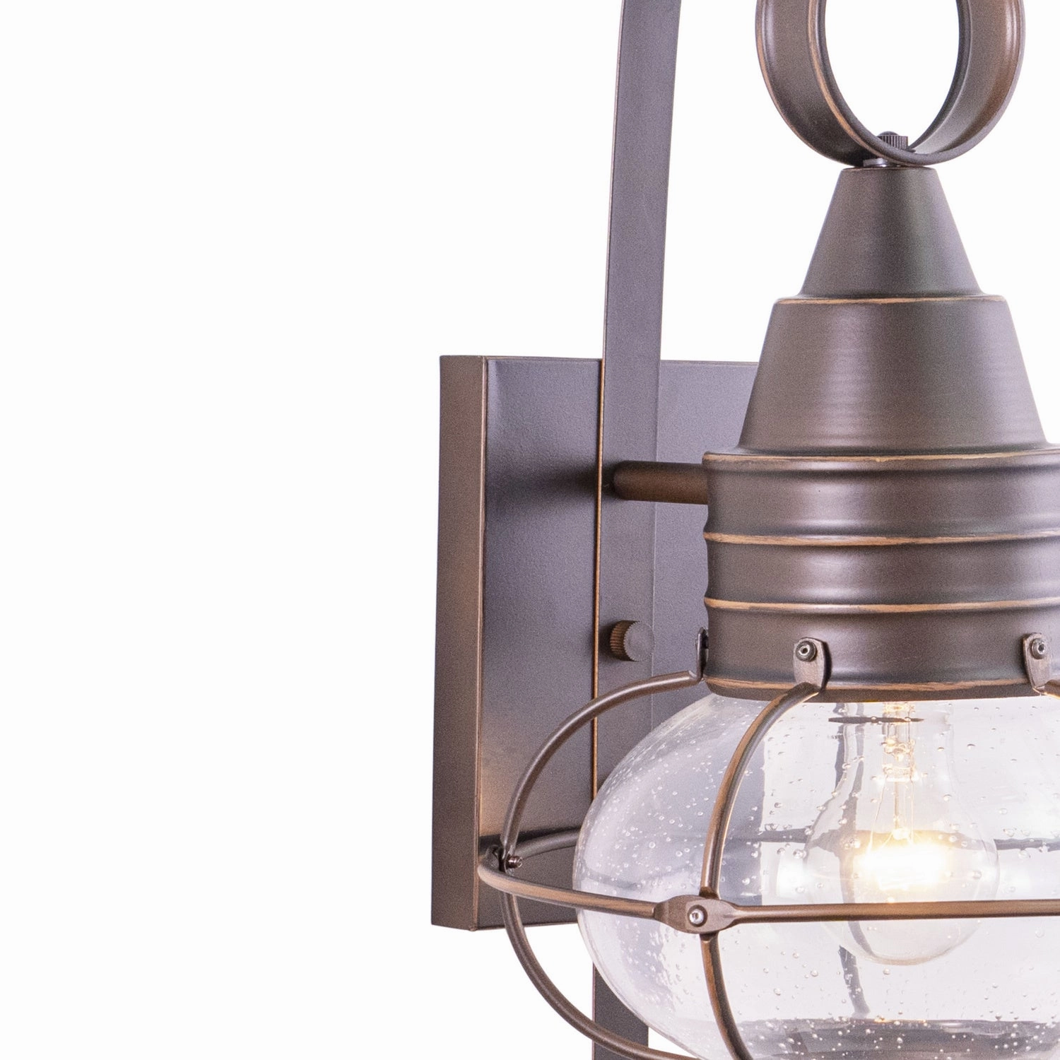 Chatham One Light Outdoor Wall Mount Burnished Bronze