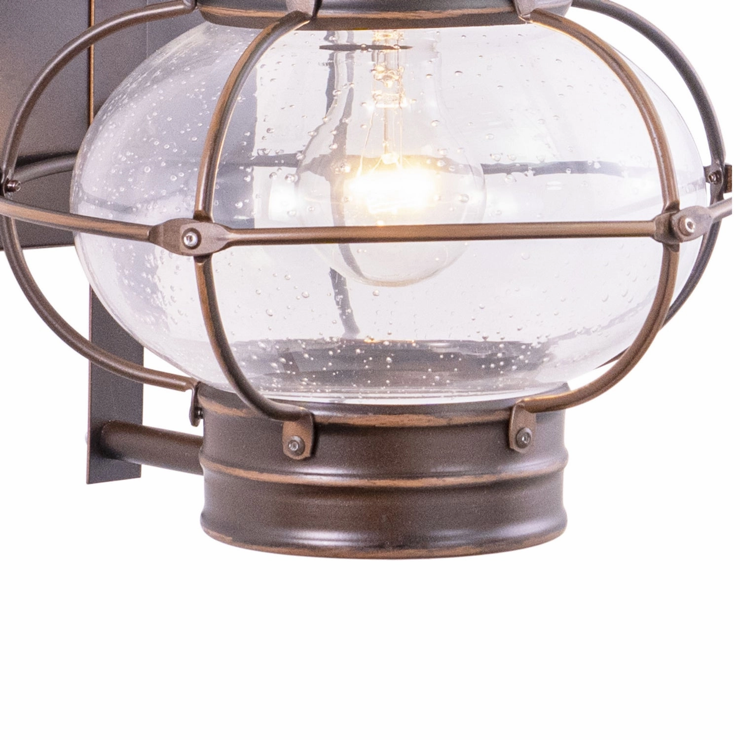 Chatham One Light Outdoor Wall Mount Burnished Bronze