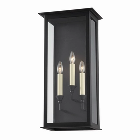 Chauncey 3-Light Exterior Wall SconceWeatherproof outdoor lighting