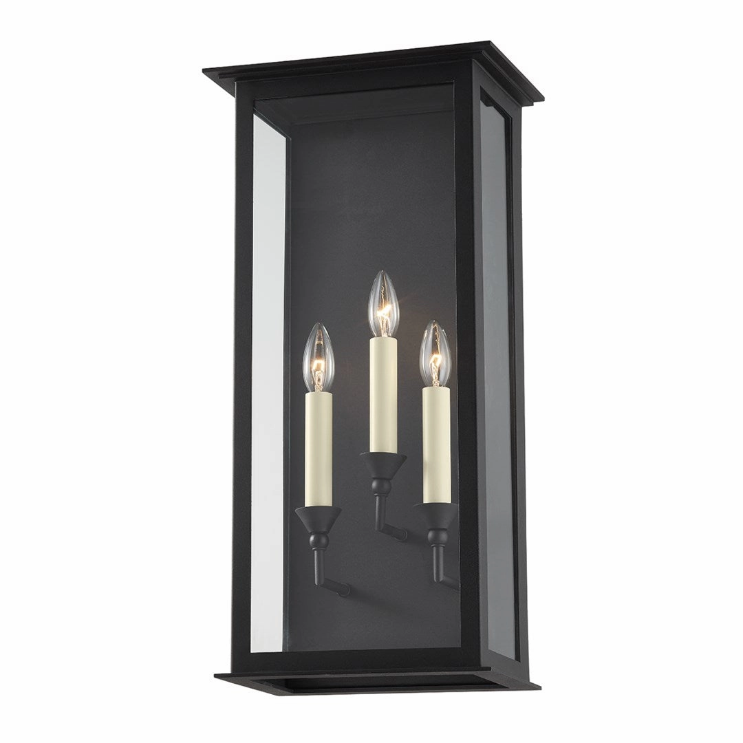 Chauncey 3-Light Exterior Wall SconceWeatherproof outdoor lighting
