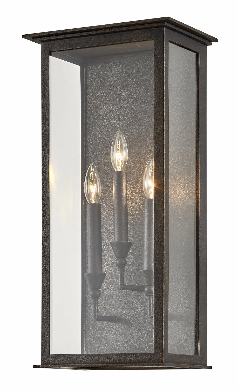 Chauncey Three Light Wall Sconce Vintage BronzeOutdoor wall sconces with motion sensor