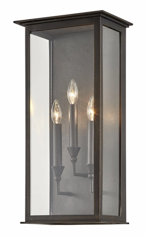 Chauncey Three Light Wall Sconce Vintage BronzeOutdoor wall sconces with motion sensor
