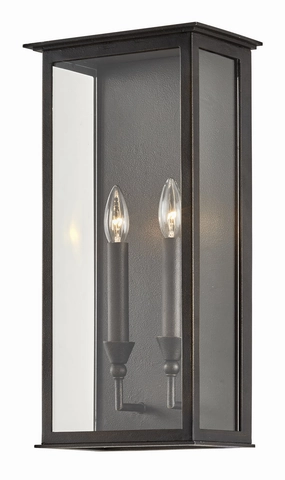 Chauncey Two Light Wall Sconce Vintage BronzeOutdoor wall sconces with motion sensor